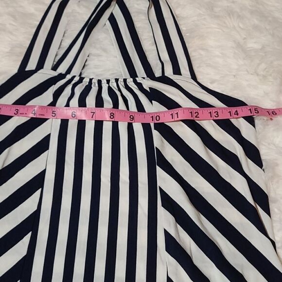 BR Navy and White Striped Top S - Picture 5 of 6